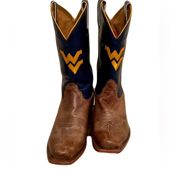 WVU Leather Boots - Picture 2 of 5